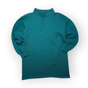 Vintage Pro Spirit Select Sweats Teal Long‎ Sweatshirt Dress USA One Size